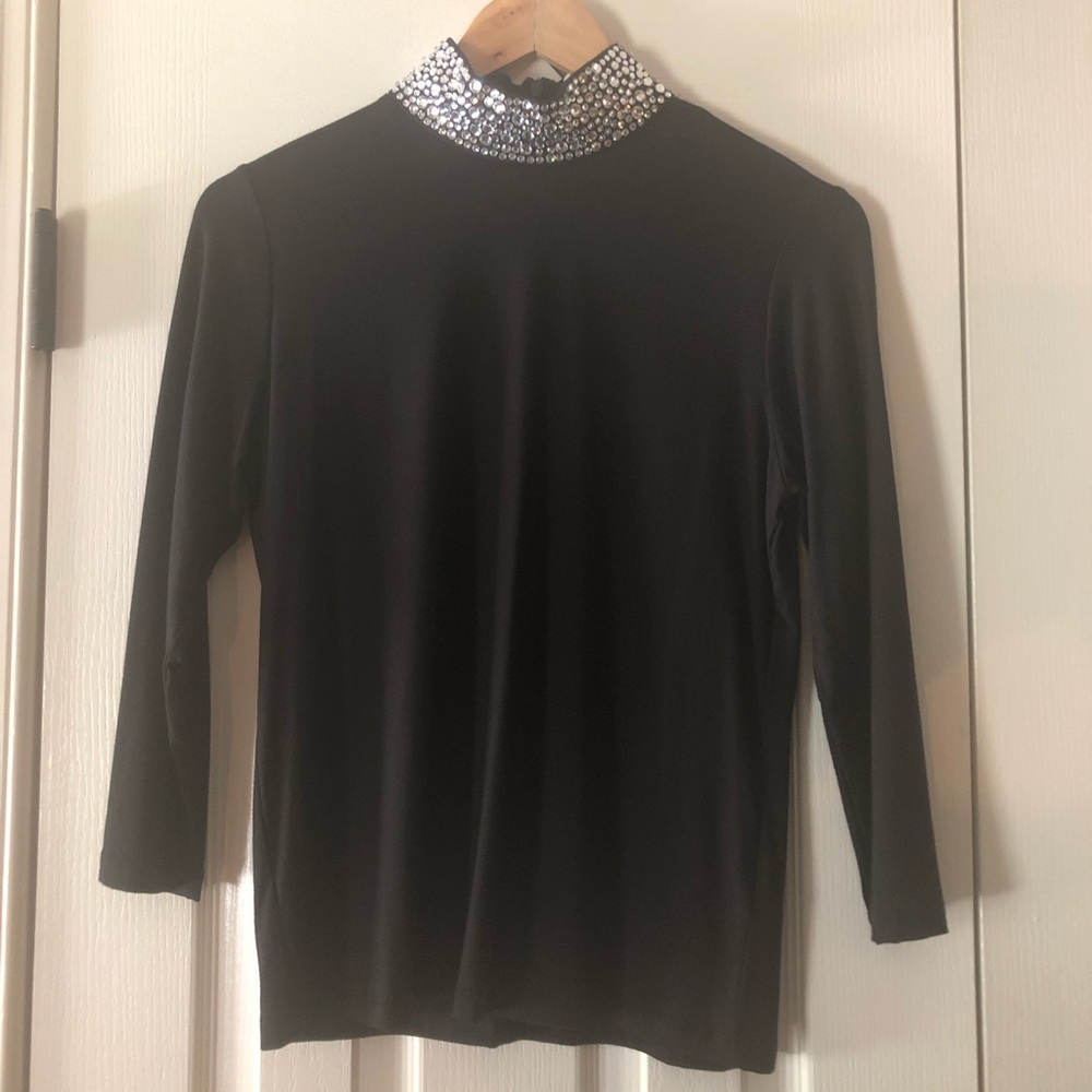 L'Agence Mya Embellished Top NWT Size Large